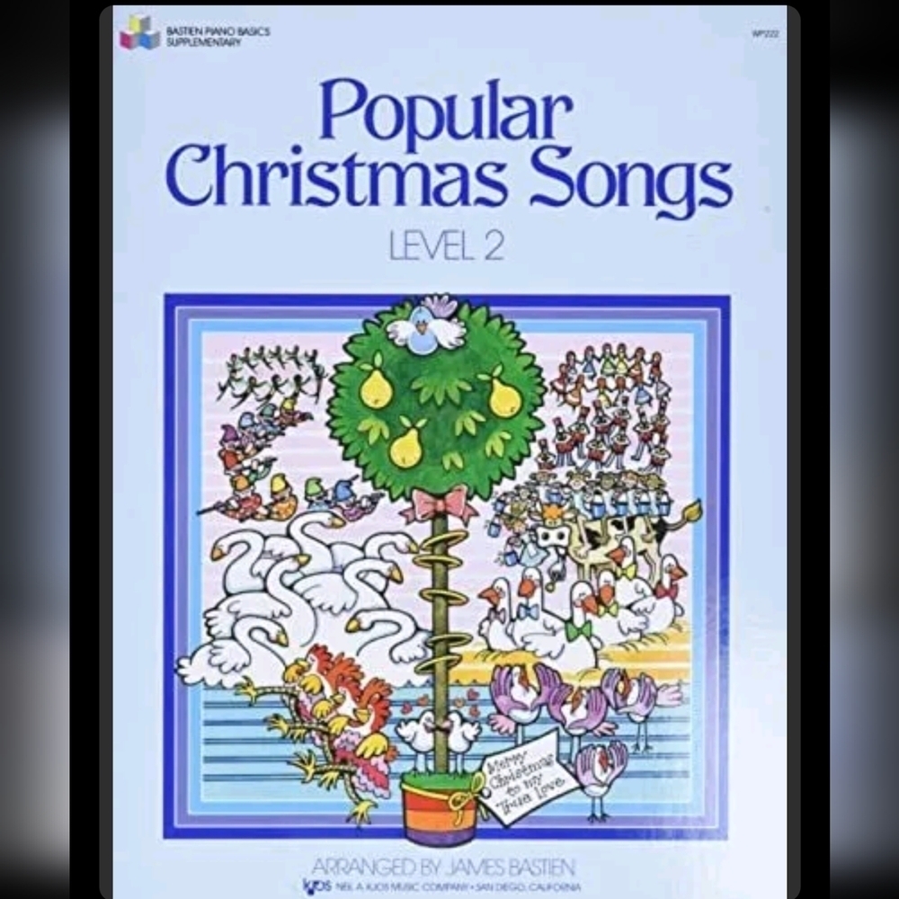 Popular Christmas Songs collection Bastien Piano level 2